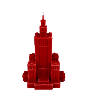 Świeca pałac Kultury czerwień