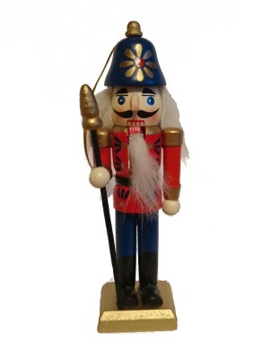 Mini dziadek do orzechów 12 cm żołnierz