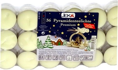 Świeczki tealighty do piramidek/karuzelek - 36 szt
