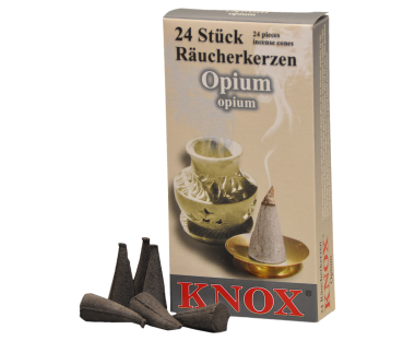 Świeczki - dymki do figurek Kopciucha opium