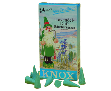 Świeczki - dymki do figurek Kopciucha lawenda