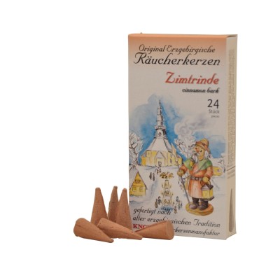 Świeczki - dymki do figurek Kopciucha Ergebirgische cynamonowy