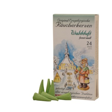 Świeczki - dymki do figurek Kopciucha Ergebirgische Zapach lasu